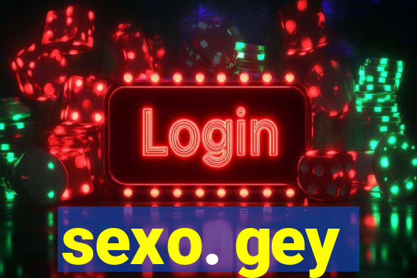 sexo. gey